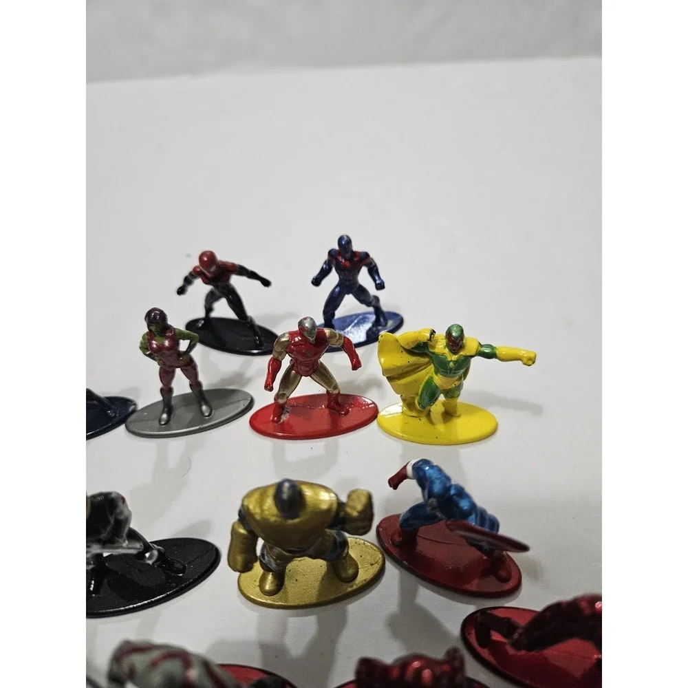 Jada Toys Marvel Nano Metalfigs MiniFigures DieCast Metal Lot Of‎ 20 Figures